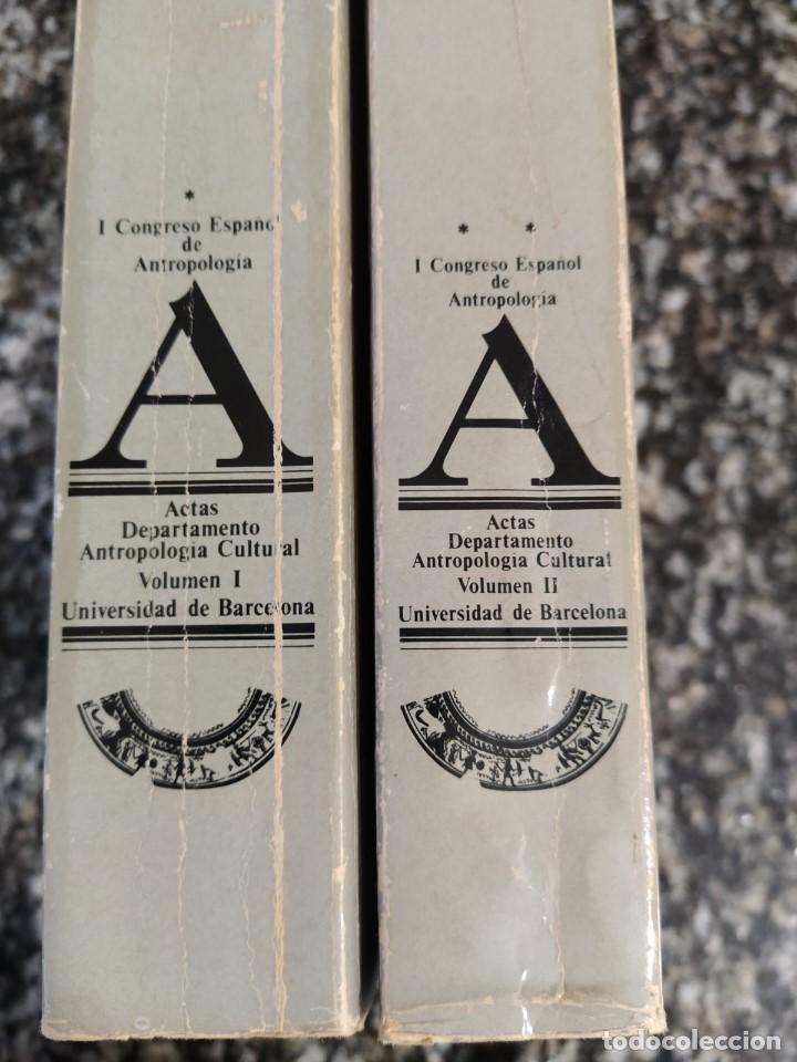 Libros de segunda mano: Actas I Congreso espa&ntilde;ol de Antropologia.  Tomos I & II