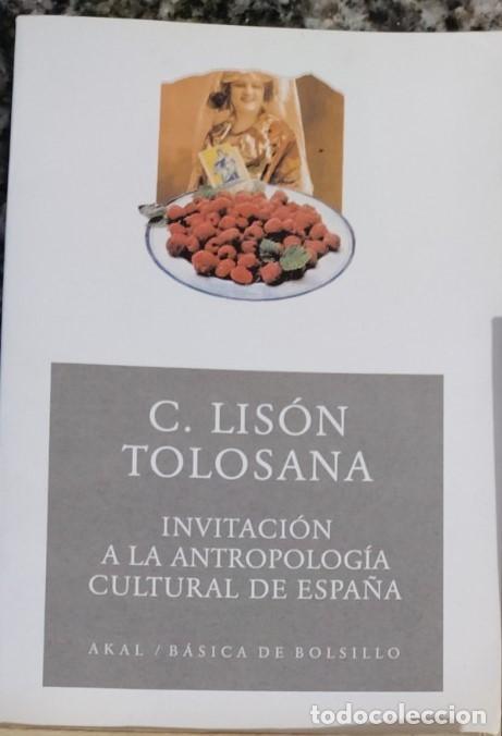 Libros de segunda mano: Invitacion a la antropologia cultural de Espa&ntilde;a