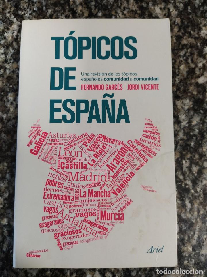 Libros de segunda mano: Topicos de Espa&ntilde;a:  Una revision de los topicos espa&ntilde;oles comunidad a comunidad - Foto 1