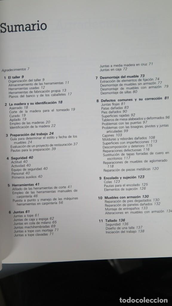 Libros de segunda mano: RESTAURACION DE MUEBLES. GEORGE BUCHANAN - Foto 2