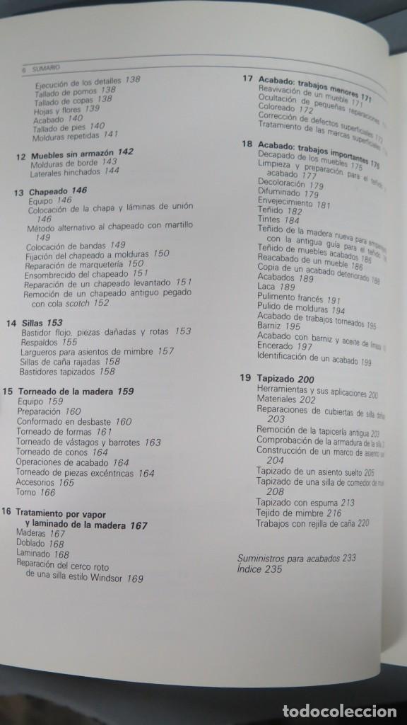 Libros de segunda mano: RESTAURACION DE MUEBLES. GEORGE BUCHANAN - Foto 3