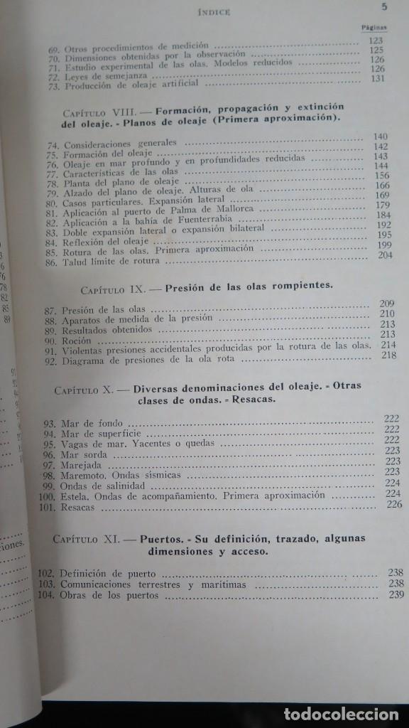 Libros de segunda mano: OBRAS MARITIMAS. OLEAJES Y DIQUES. DOSSAT - Foto 4