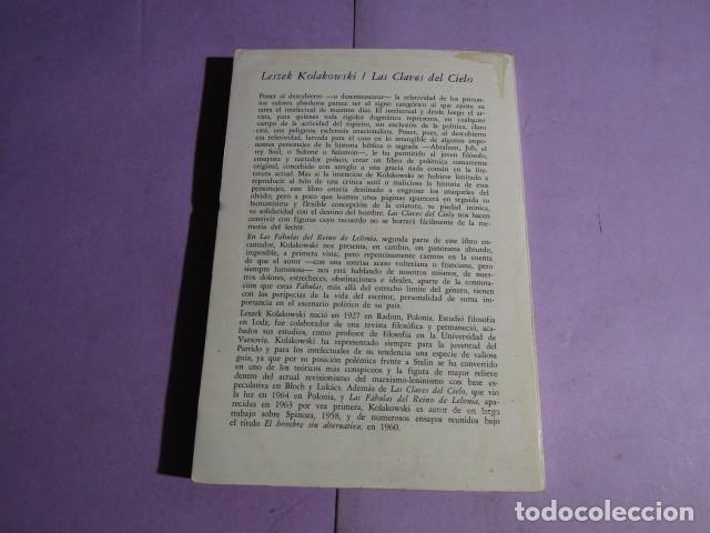 Libros de segunda mano: LAS CLAVES DEL CIELO; KOLAKOWSKI, Leszek - Foto 5