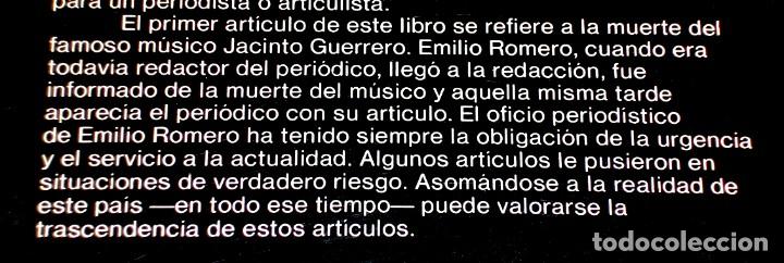 Libros de segunda mano: TESTIGO DE LA HISTORIA - Emilio Romero - Foto 4