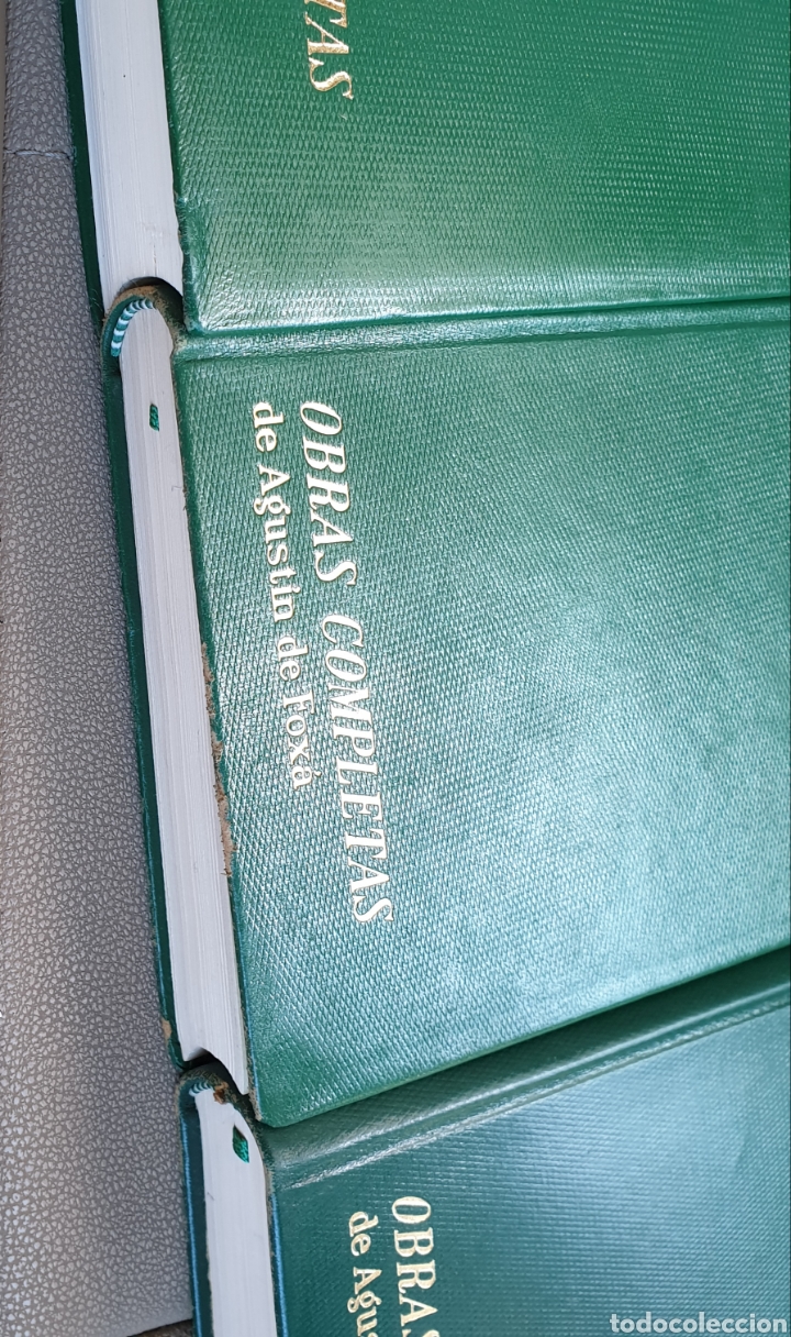 Libros de segunda mano: Obras completas Agust&iacute;n de foxa 3 tomos - Foto 2