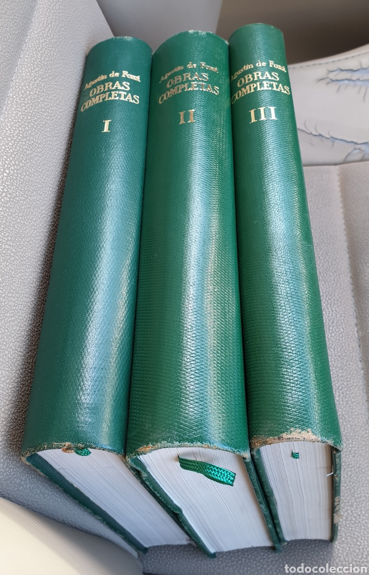 Libros de segunda mano: Obras completas Agust&iacute;n de foxa 3 tomos - Foto 3