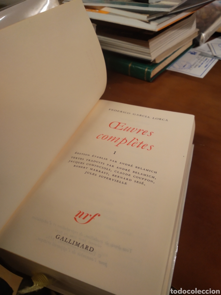 Libros de segunda mano: GARCIA LORCA. OEUVRES COMPLETES I. #3882 - Foto 2