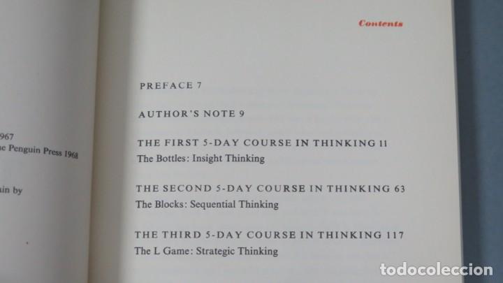 Libros de segunda mano: The five-day course in thinking. The 5-day course in thinking. DE BONO - Foto 2