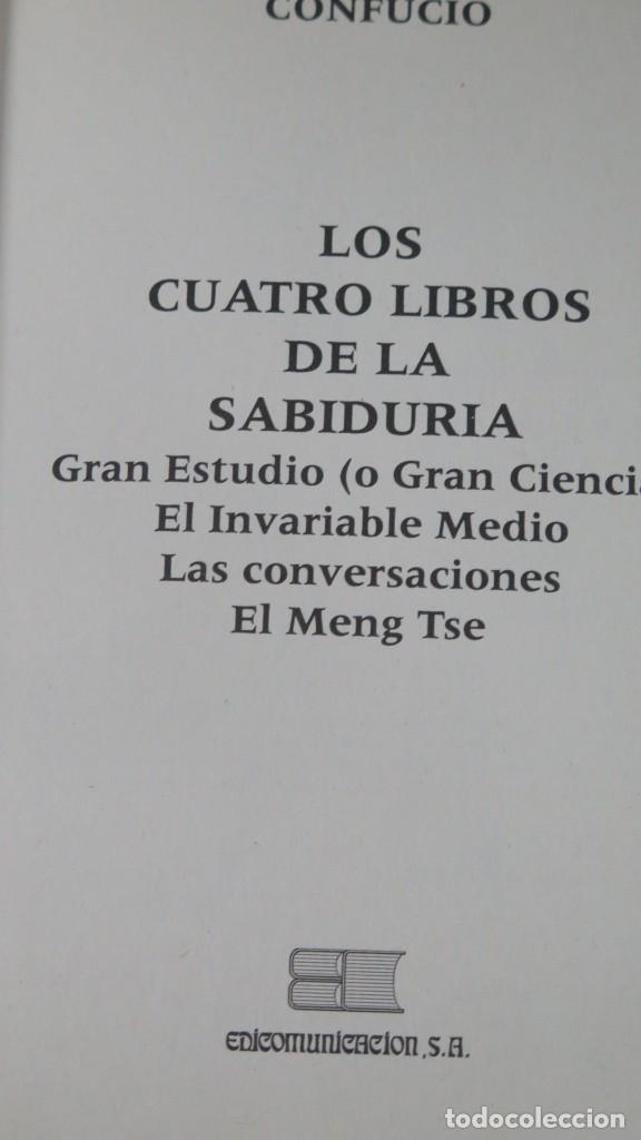 Libros de segunda mano: LOS CUATRO LIBROS DE LA SABIDURIA. CONFUCIO - Foto 2