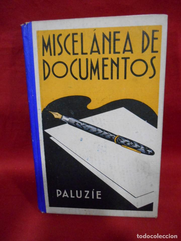 Libros de segunda mano: MISCELANEA  DE DOCUMENTOS - A&Ntilde;O1942 - ESTEBAN PALUZIE - - Foto 1