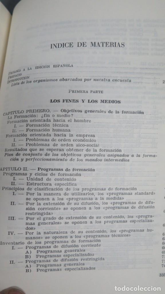Libros de segunda mano: FORMACION Y PERFECCIONAMIENTO DE LOS MANDOS INTERMEDIOS. GISCARD - Foto 2