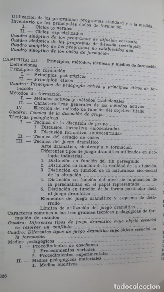 Libros de segunda mano: FORMACION Y PERFECCIONAMIENTO DE LOS MANDOS INTERMEDIOS. GISCARD - Foto 3
