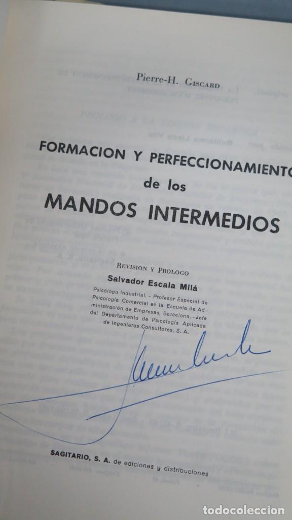 Libros de segunda mano: FORMACION Y PERFECCIONAMIENTO DE LOS MANDOS INTERMEDIOS. GISCARD - Foto 6