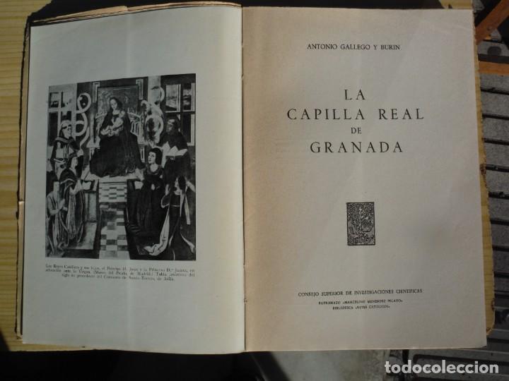 Libros de segunda mano: GALLEGO Y BURIN, Antonio. - LA CAPILLA REAL DE GRANADA - Foto 1
