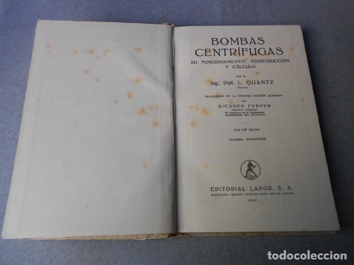 Libros de segunda mano: BOMBAS CENTRIFUGAS - Foto 2