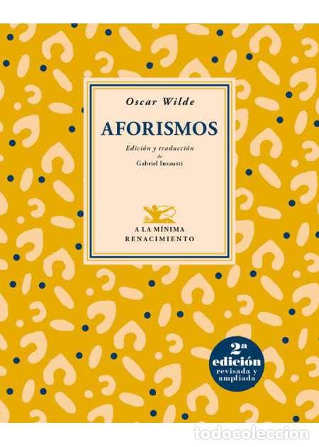 Libros de segunda mano: Aforismos. Oscar Wilde.-NUEVO- Editorial Renacimiento - Foto 1