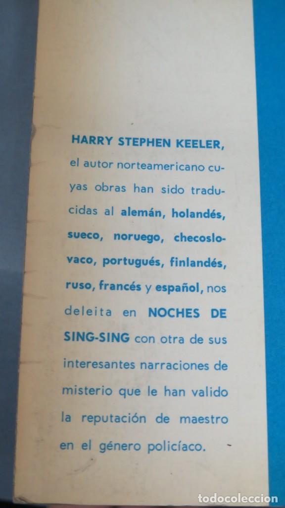 Libros de segunda mano: 1966.- NOCHES DE SING SING. HARRY STEPHEN KEELER - Foto 3