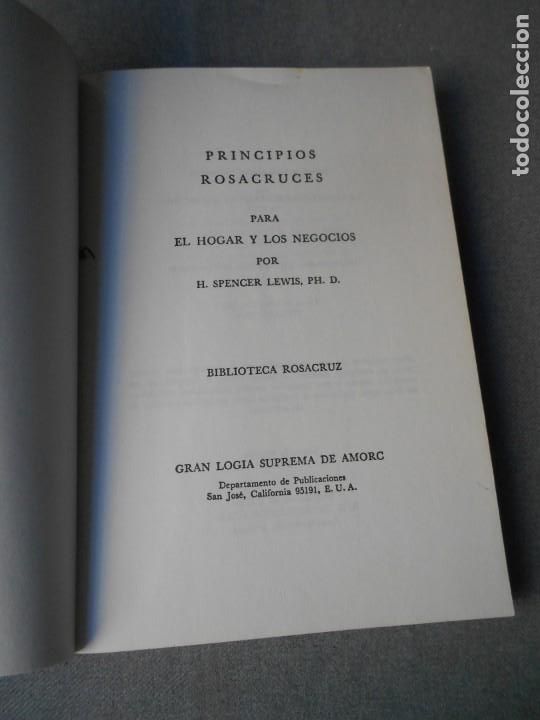 Libros de segunda mano: PRINCIPIOS ROSACRUCES - Foto 2