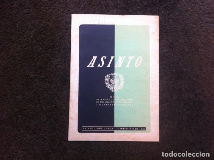 Libri di seconda mano: ASINTO. REVISTA DE LA ASOCIACI&Oacute;N DE INGENIEROS DE CONSTRUCCI&Oacute;N Y ELECTRICIDAD. N&ordm; 1. A&Ntilde;O 1. 1954