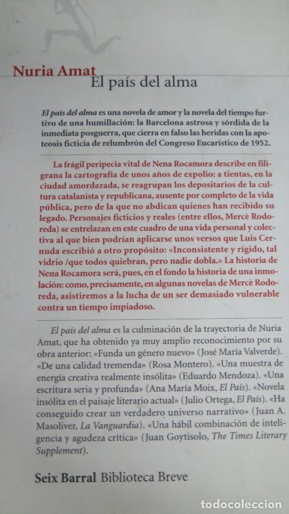 Libros de segunda mano: 1999.- EL PAIS DE ALMA. AMAT - Foto 2
