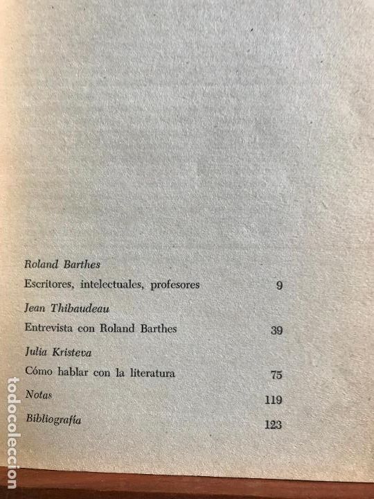 Libros de segunda mano: El proceso de la escritura. Roland Barthes 1974 - Foto 3