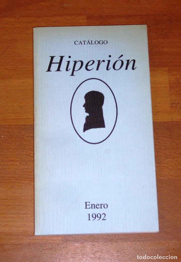 Libros de segunda mano: CAT&Aacute;LOGO HIPERI&Oacute;N. Enero 1992 - Foto 1