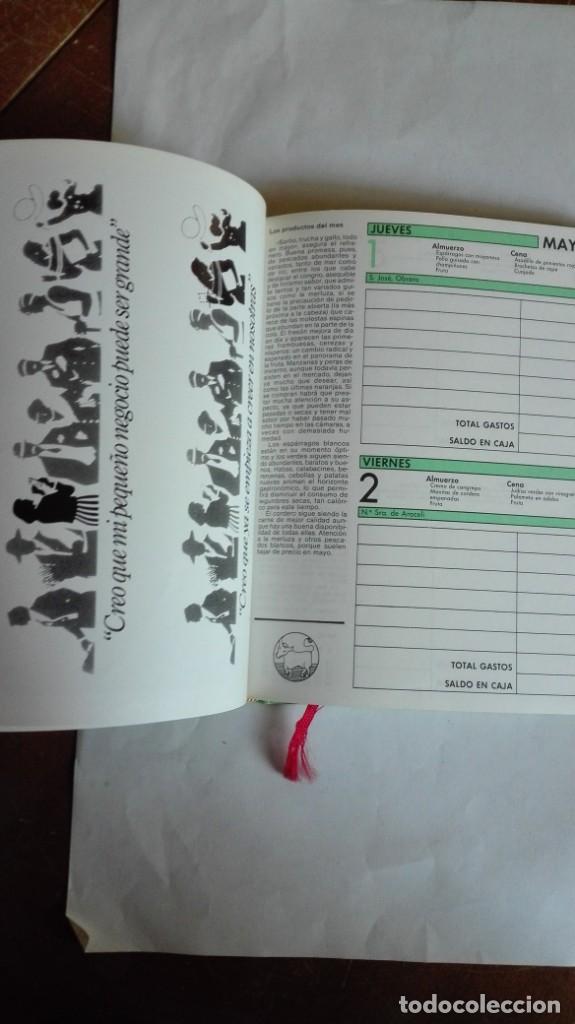 Libros de segunda mano: Agenda del ama de casa 1986 - Foto 4