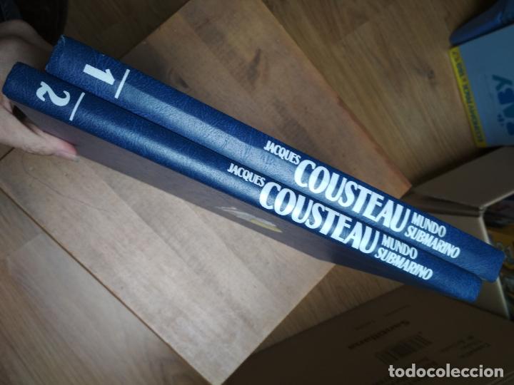 Libros de segunda mano: JACQUES COUSTEAU - MUNDO SUBMARINO 2 VOL. COMPLETA - Foto 1