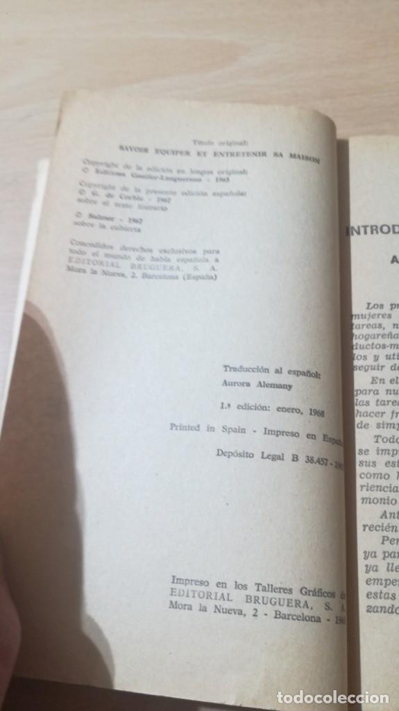 Libros de segunda mano: COMO EQUIPAR Y CONSERVAR LA CASA TXT 80 -  HOGAR LABORES MUJER MODA - Foto 4