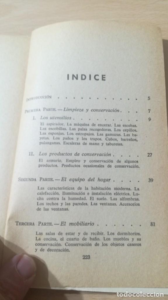 Libros de segunda mano: COMO EQUIPAR Y CONSERVAR LA CASA TXT 80 -  HOGAR LABORES MUJER MODA - Foto 6