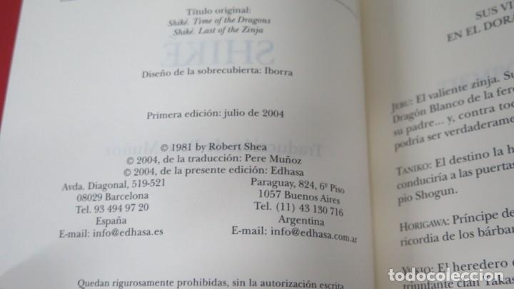 Libros de segunda mano: 2004.- SHIK&Eacute;. SAMURAIS, DRAGONES Y ZINJAS. ROBERT SHEA - Foto 3