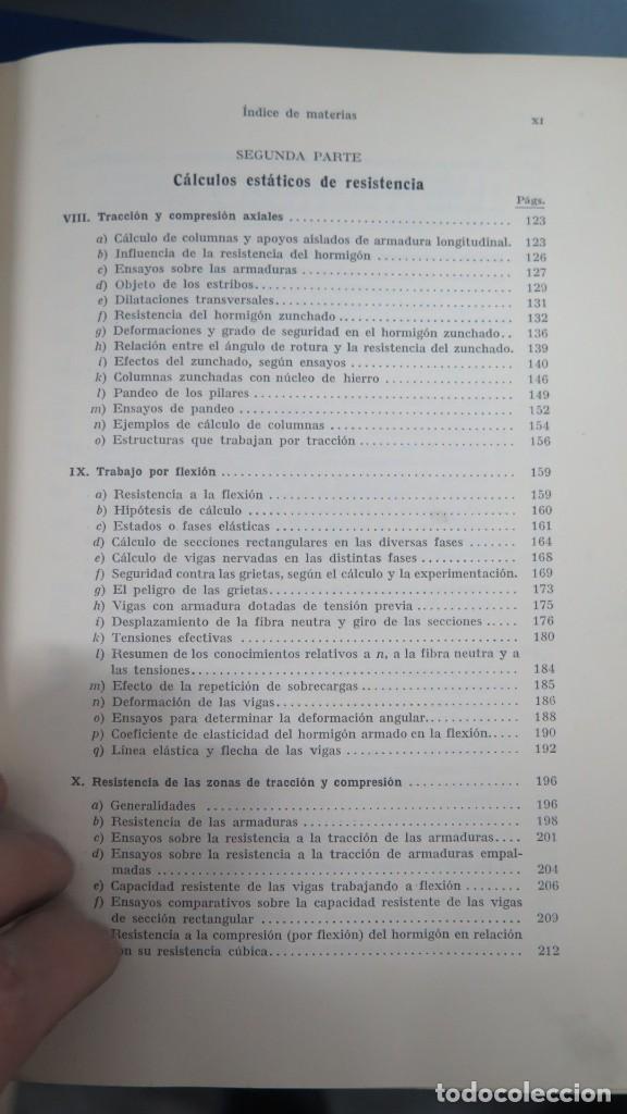 Libros de segunda mano: EL HORMIG&Oacute;N ARMADO. MATERIALES, C&Aacute;LCULO Y FORMAS CONSTRUCTIVAS. SALIGER - Foto 4