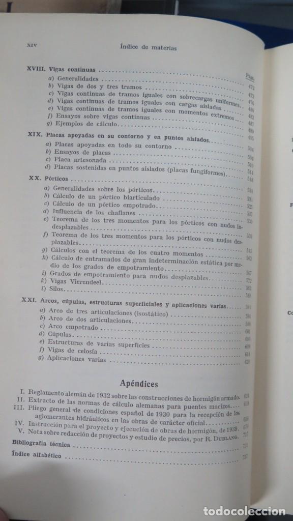 Libros de segunda mano: EL HORMIG&Oacute;N ARMADO. MATERIALES, C&Aacute;LCULO Y FORMAS CONSTRUCTIVAS. SALIGER - Foto 7