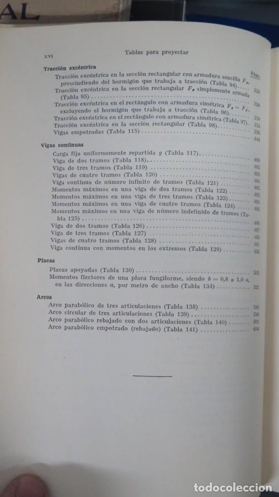 Libros de segunda mano: EL HORMIG&Oacute;N ARMADO. MATERIALES, C&Aacute;LCULO Y FORMAS CONSTRUCTIVAS. SALIGER - Foto 9