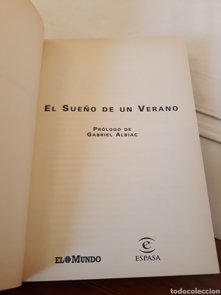 Libros de segunda mano: El sue&ntilde;o de un verano. Espasa. - Foto 3