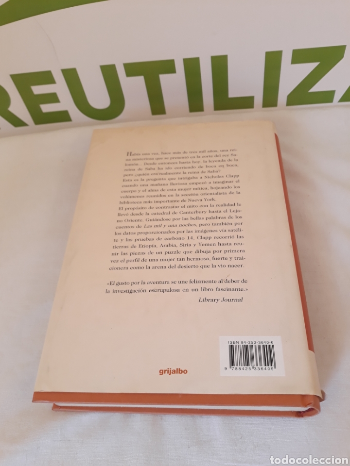 Libros de segunda mano: La reina de saba. Nicholas clapp. Grijalbo. - Foto 2