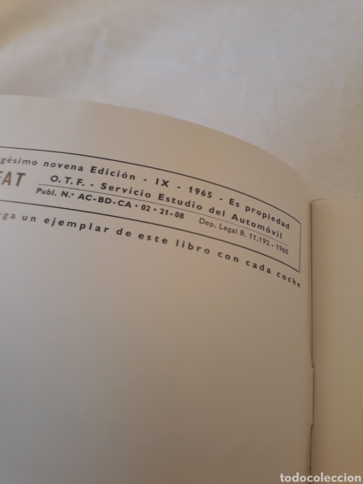 Libros de segunda mano: Consejos a los usuarios.Seat. - Foto 4