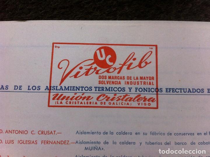 Libri di seconda mano: UNI&Oacute;N CRISTALERA, VIGO. VITROFIB. AISLAMIENTOS T&Eacute;RMICOS Y F&Oacute;NICOS EFECTUADOS EN GALICIA.