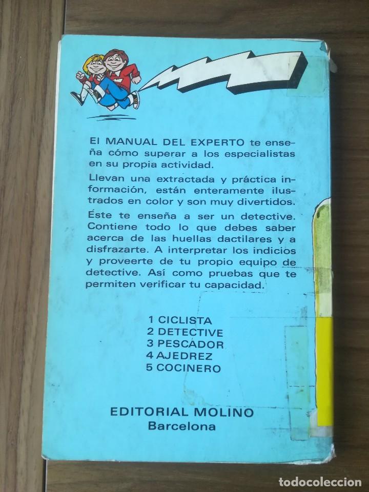 Libros de segunda mano: MANUAL DEL EXPERTO DETECTIVE EDITORIAL MOLINO 1980 - Foto 2