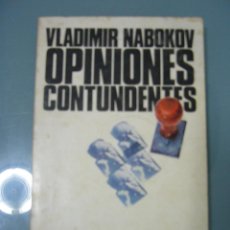 Libros de segunda mano: OPINIONES CONTUNDENTES - NABOKOV