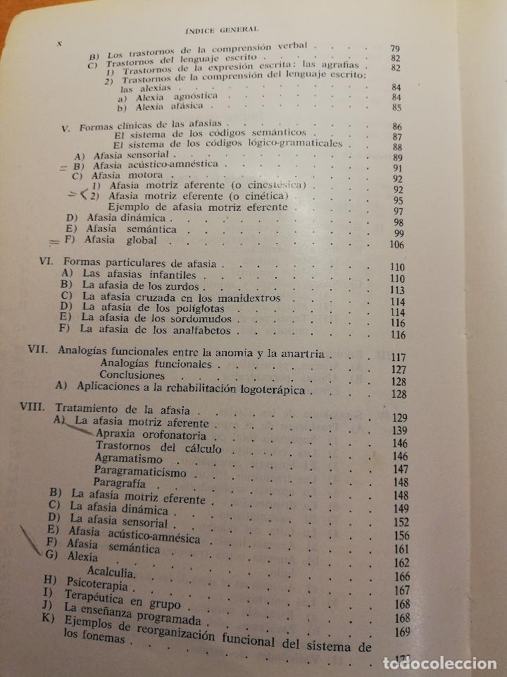Libros de segunda mano: PERTURBACIONES DEL LENGUAJE (DR. JORGE PERELL&Oacute;) - Foto 5