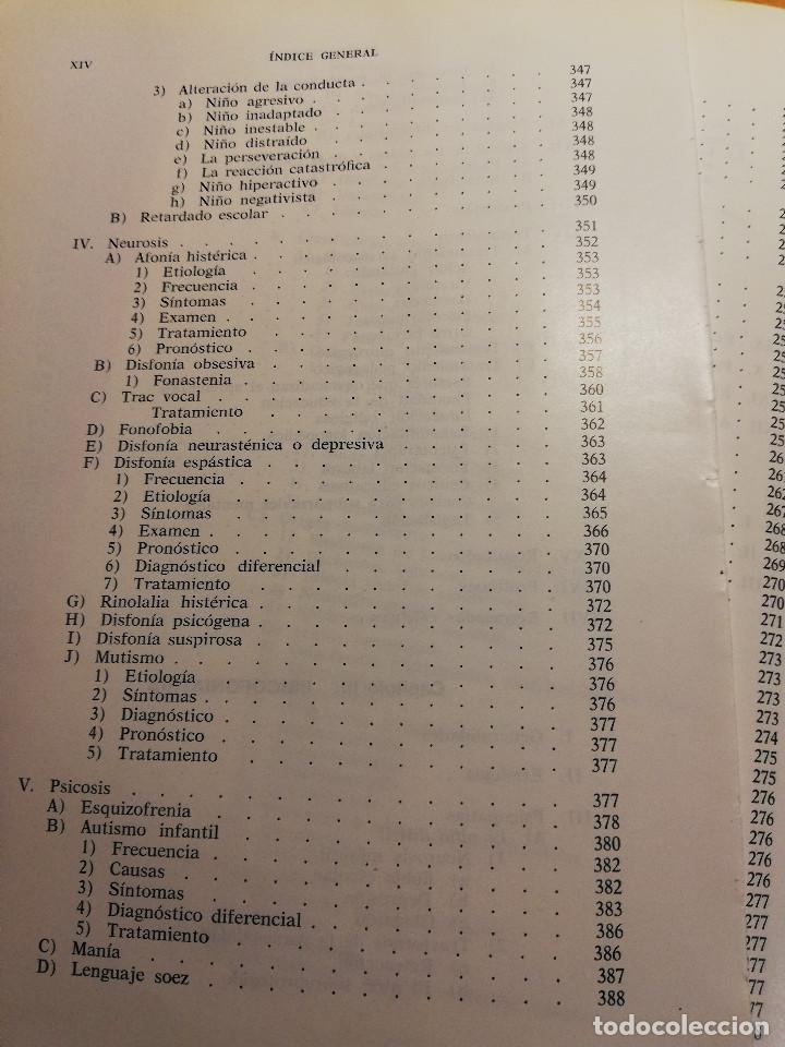 Libros de segunda mano: PERTURBACIONES DEL LENGUAJE (DR. JORGE PERELL&Oacute;) - Foto 9