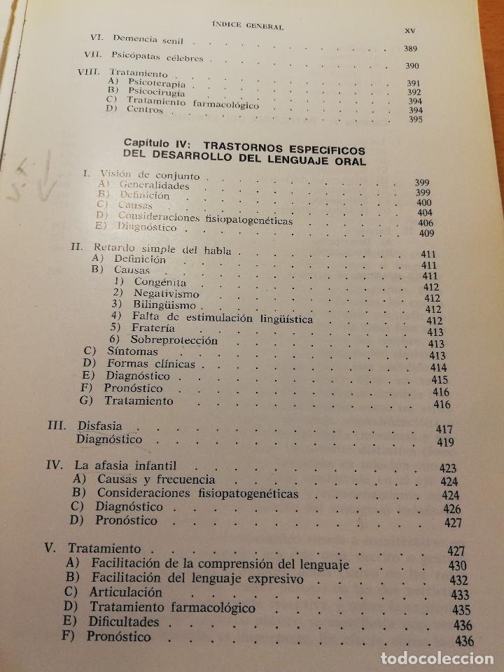 Libros de segunda mano: PERTURBACIONES DEL LENGUAJE (DR. JORGE PERELL&Oacute;) - Foto 11