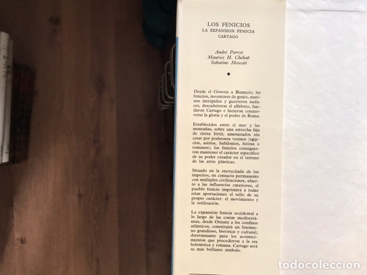 Libros de segunda mano: Los fenicios. El universo de las formas. Andr&eacute; Parrot - Foto 2