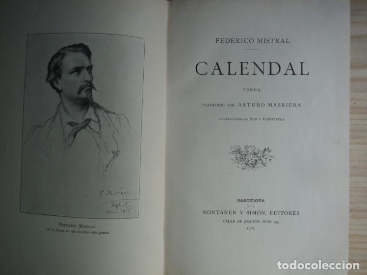 Libros de segunda mano: MISTRAL, Federico - CALENDAL. POEMA - Foto 1