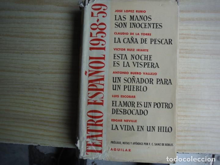 Libros de segunda mano: TEATRO ESPA&Ntilde;OL - TEATRO ESPA&Ntilde;OL 1958-59 - Foto 1