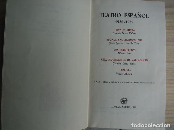 Libros de segunda mano: TEATRO ESPA&Ntilde;OL - TEATRO ESP&Aacute;&Ntilde;OL 1956-57 - Foto 1