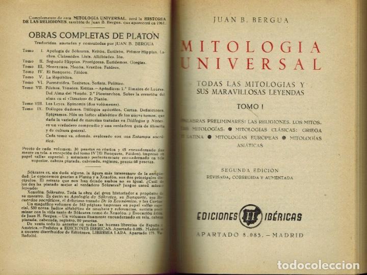 Libros de segunda mano: MITOLOG&Iacute;A UNIVERSAL - Foto 1