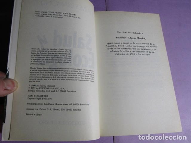 Libros de segunda mano: SALUD Y ECOLOG&Iacute;A; DIAMOND, Harvey - Foto 3