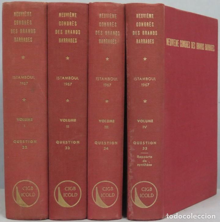 Gebrauchte B&uuml;cher: NEUVIEME CONGRES DES GRANDS BARRAGES. ISTAMBOUL. 1967. 4 TOMOS